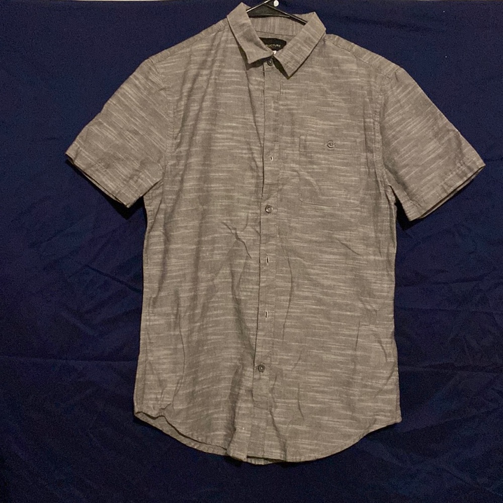 STRUCTURE SLIM FIT BUTTON DOWN  MENS SHIRT SIZE SMALL